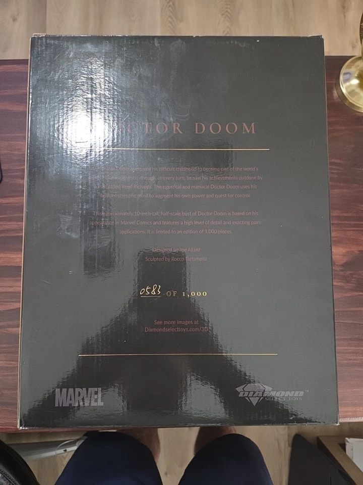 Legends In 3D 1/2 Scale Doctor Doom Bust, Marvel Universe Diamond Select - Image 3 of 4