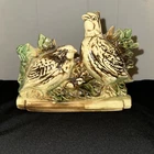 Vintage McCoy Planter Quail Birds and Baby Quail