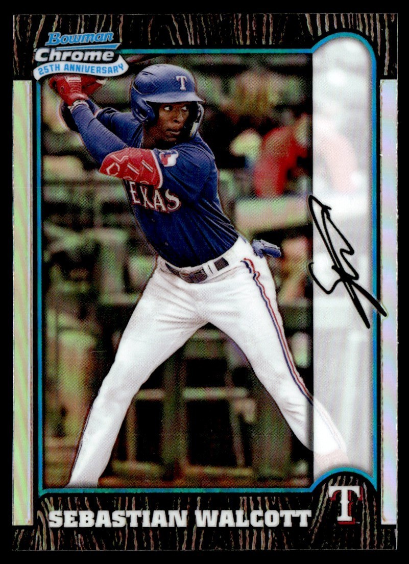 2024 Bowman Chrome 25th Anniversary Refractor Sebastian Walcott #BC25-21