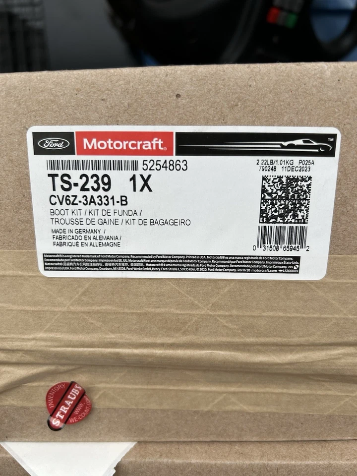 TS239 Motorcraft CV 靴前内内内部适用于林肯 MKC 福特 Escape — 第 2/2 张图片