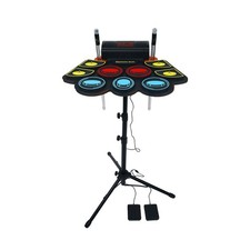 Electric Drum Set for Kids, Electronic Drum Pad with Light Up Drumsticks and ...