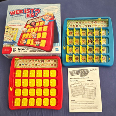 Hasbro Wer ist es? Original Kinderspiel Brettspiel Raten vollständig