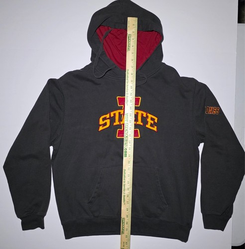Stadium Athletics Mens Iowa State Gray and Red Pullover Hoodie Size Large - Picture 12 of 12