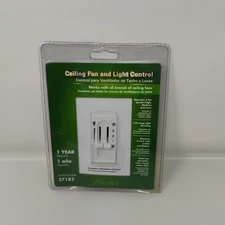 Hunter 27182 Ceiling Fan & Light Control 3-Speed Dual Slide NEW 