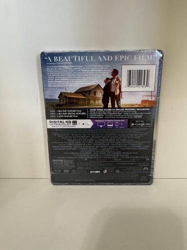 Interstellar Steelbook (Blu-Ray/DVD, 2014) Target Exclusive OOP w/IMAX FILM CELL - Picture 2 of 6