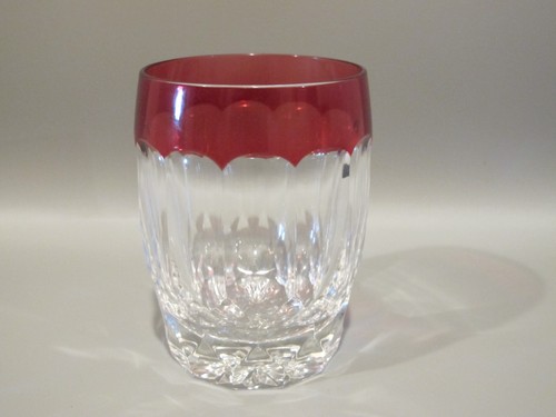 (2) Simply Ruby Red Crystal Double Old Fashioned Glasses - Picture 2 of 4
