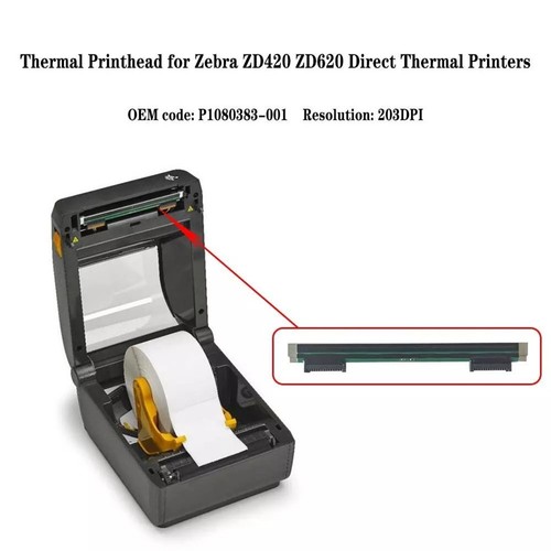 For Zebra Printer Parts Thermal Print Head Suitable for Models ZD420/ZD620 - Afbeelding 3 van 8