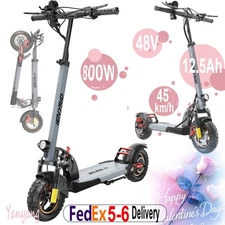 Brand New 1000W Peak Foldable Electric Scooter 12.5Ah Battery Free Shipping USA