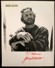 GEORGE C. SCOTT AS ABAHAM IN ( THE BIBLE) ORIGINAL AUTOGRAPH PHOTO (CLASSIC)
