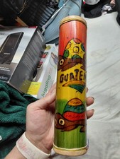 hand-painted bamboo rain stick, also known as a rainmaker or shaker Guatemala