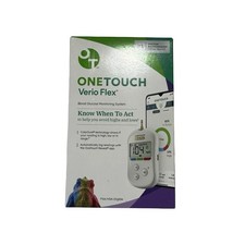 OneTouch Verio Flex Blood Glucose Monitoring System Meter Kit Exp 2029 New