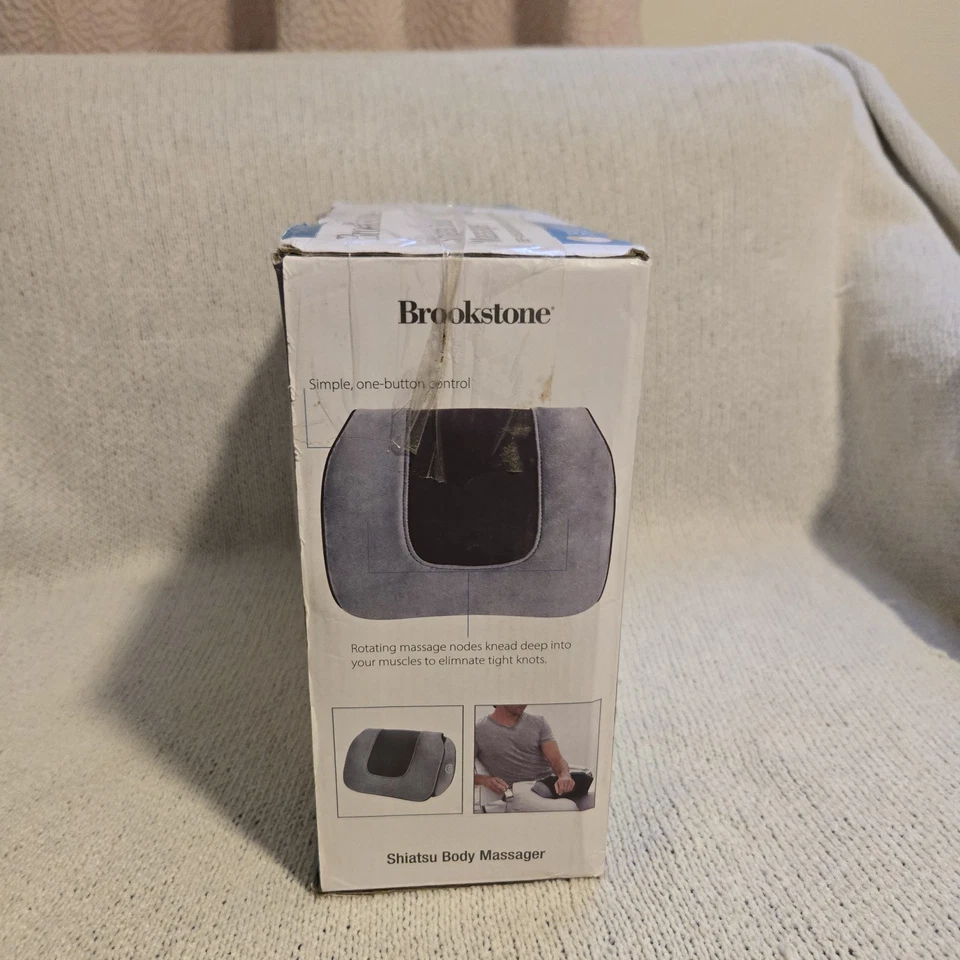 Masajeador Corporal Brookstone Shiatsu, Diseño Compacto Premium NUEVO Foto 4 de 4