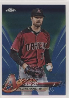 2018 Topps Chrome Blue Refractor 111/150 Robbie Ray #129 0b5
