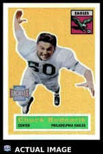 2001 Topps Archives Reserve Chrome #28 CHUCK BEDNARIK Eagles HOF Set-Break NM