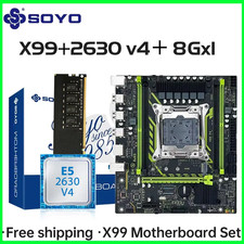 X99 Motherboard Set with LGA2011-3 Xeon E5 2630 V4 CPU DDR4 8GB (1*8GB) 2133Mhz 