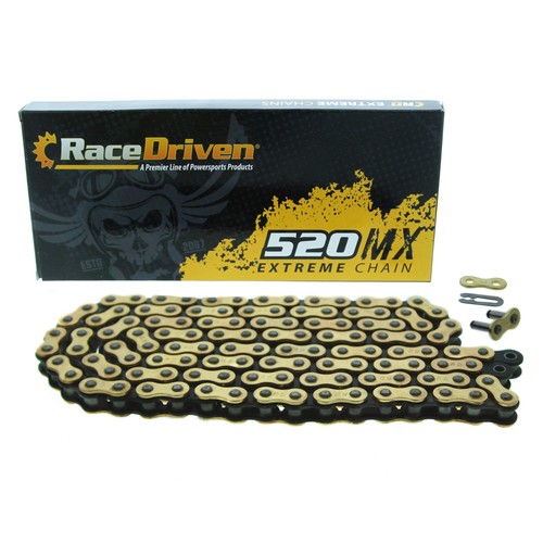 Gold MX Chain for Suzuki QuadRacer 450 LTR450 2006-2009 520-104L by Race-Driven - Picture 2 of 5