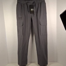 Under Armour 1386702-025 Icon Woven Pants Big Boys' XL, Gray