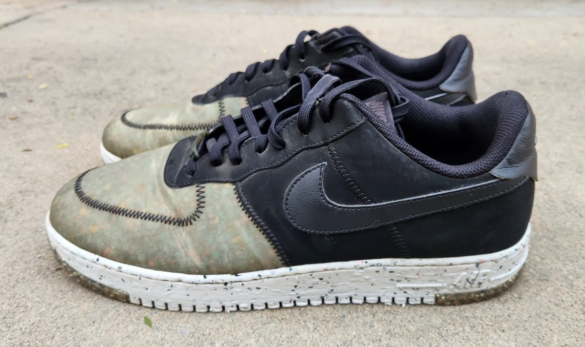 Nike Air Force 1 Crater Low Shoes “Black Photon Dust” Recycled Mens Size 6.5 Nike Air Force 1 Crater Black Photon Dust for Sale  main image 3