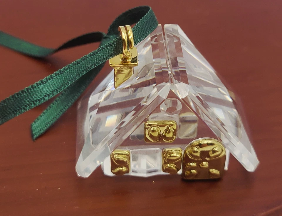 Swarovski Figurine Christmas House Ornament Vtg - Image 4 of 4