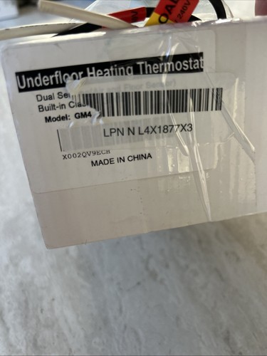 Termostato programable GM4 para voltaje radiante de calefacción por suelo radiante - Imagen 2 de 7