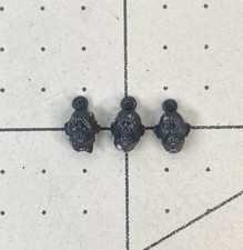 40K NURGLE SEVERED PLAGUE HEADS x3 Maggotkin Chaos Lot GW Daemons bit BU26