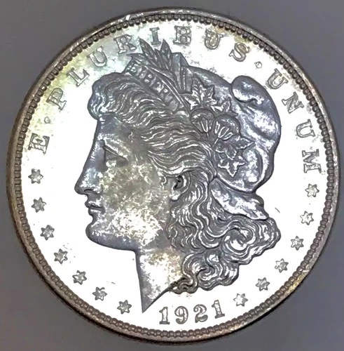 1921 D MORGAN DOLLAR! ULTRA PROOF LIKE! DEEP LIQUID MIRRORS$$ UNREAL COIN #64720