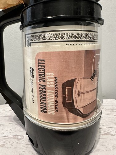 PROCTOR SILEX Electric Automatic Glass Percolator 10 Cup Coffee Maker P012BA - Picture 5 of 17