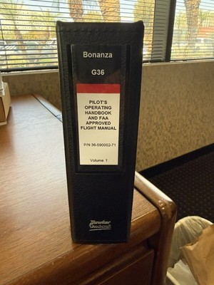Beechcraft Bonanza G36 Pilots Operating Handbook