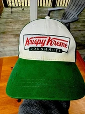 Krispy Kreme Doughnuts Mesh Hat Trucker Cap Retro Style 2019 Snapback Great Cond