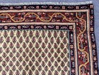 Rare Hand Knotted Vintage Badam Gul Mir Wool Area Rug 4.10 x 2.11 Ft — photo 8
