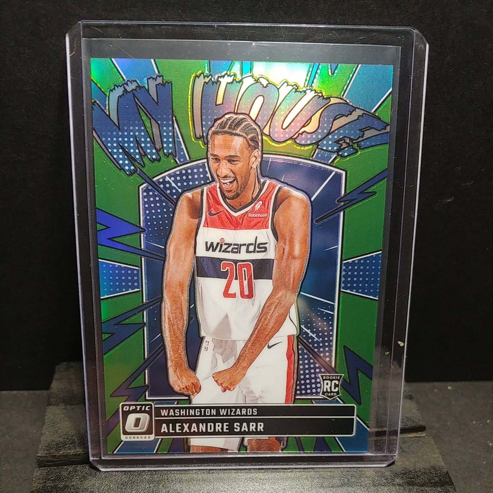 2024-25 Optic Alexandre Sarr RC My House Lime Green /199 Washington Wizards #9