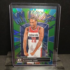 2024-25 Optic Alexandre Sarr RC My House Lime Green /199 Washington Wizards #9