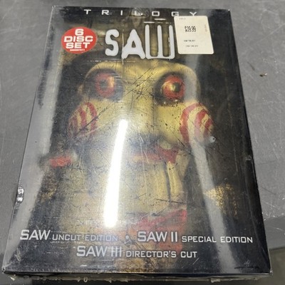 Saw Trilogy (DVD), New, Sealed!