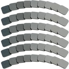 Tonmp 54 PCS 2 x 2 Soft Touch Sanding Pads, Mesh Polishing Pads grey