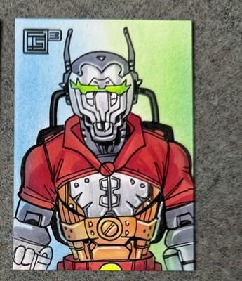 G.I. Joe Cobra BAT Battle Android Trooper Personal Sketch Card Tim Shinn Art