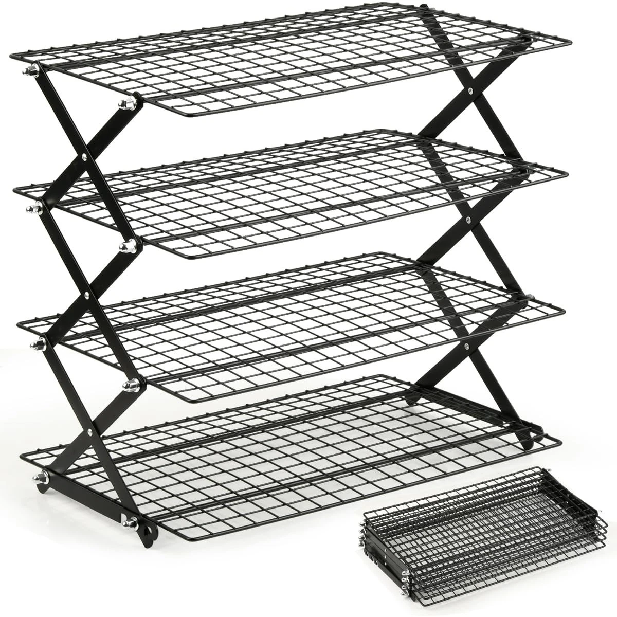 Collapsible Cooling Rack with Adjustable 3 Setting Design Adjustable ＆ Stacka...
Opens in a new wind
