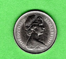 Great Britain - 5 New Pence - Elizabeth II 2nd portrait  - 1970 Coin
