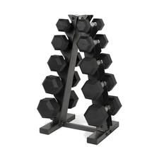 CAP 150 lb Halter Set met A-Frame Rek Zwart
