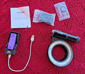 Weefine Ring Light 3000 Ring Illuminator/Flash with M67 Thread