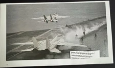 Book Clipping Photo VF-84 Tomcat VF-41 Aircraft Nimitz 