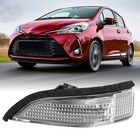 Left Wing Mirror Indicator Light Turn Signal Lens Fit For Toyota Yaris 2011-2019