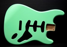 Brio Strat SSS Style Body Nitro Satin 2pc Alder Surf Green