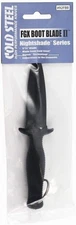 Cold Steel FGX Boot Fixed Trainer Knife 3.25" Grivory Blade Black Rubber Handle