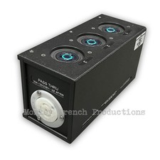 Indu-Electric DOG House Floor Box Distro. L21-30 input and output to 3 Breakered