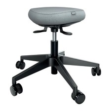 Leitz Ergo Active Sitting Stool with Wheels and Wobble Comfort Seat 65770095