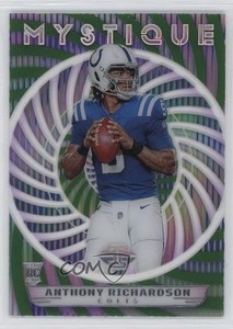 2023 Panini Illusions Mystique Emerald Anthony Richardson #2 Rookie RC