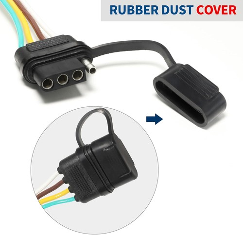 Oyviny 4 Way Flat Trailer Wiring Harness 55307 for Toyota RAV4 2001-2005,... - Picture 5 of 7