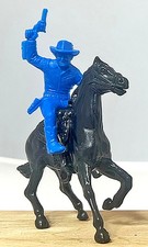 Marx Recast Roy Rogers mounted 54mm plastic 1990's DEALER STOCK - colors vary