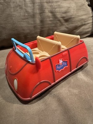 Peppa Pig Jazwares Red Car Toy Vehicle 2003 Moves Talking Sounds Works