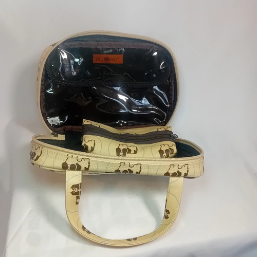 Y2K Billy Bag London Dog Print Cosmetic Travel Bag, Pouch & Photo Holder Girly - Picture 10 of 16